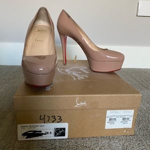 Christian Louboutin Bianca Nude Pump 120
